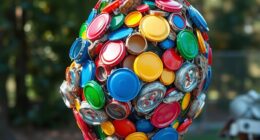 transform recycling bins creatively