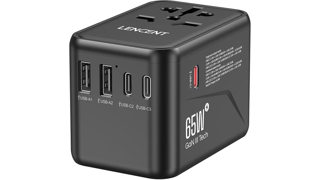 universal 65w travel charger