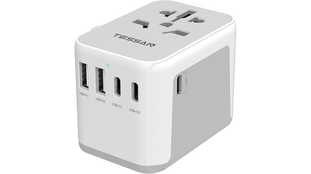 universal travel adapter with usb