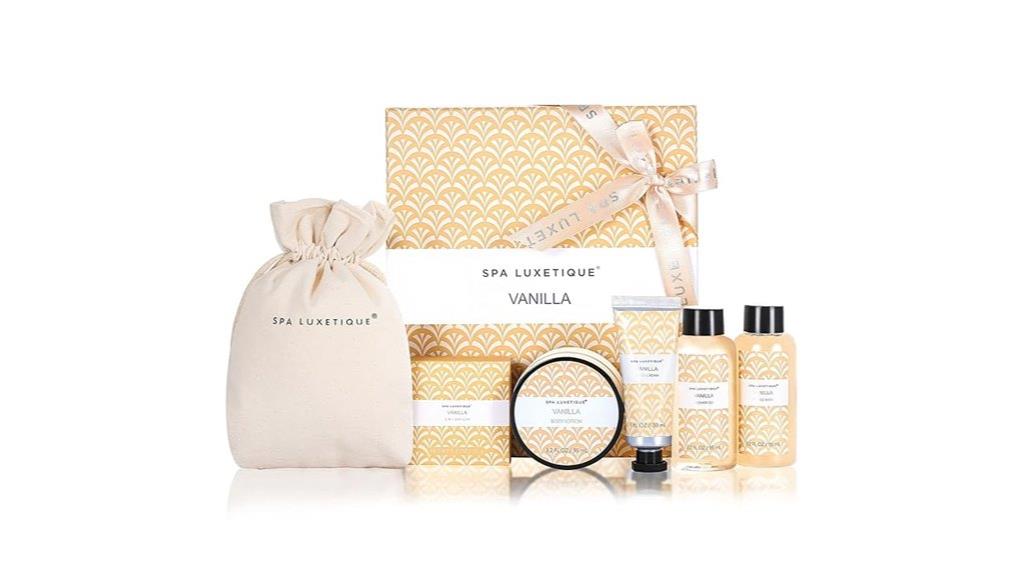 vanilla bath gift set