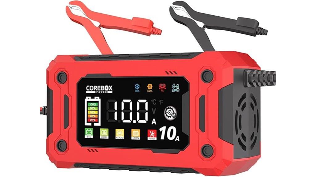 versatile 10a battery charger