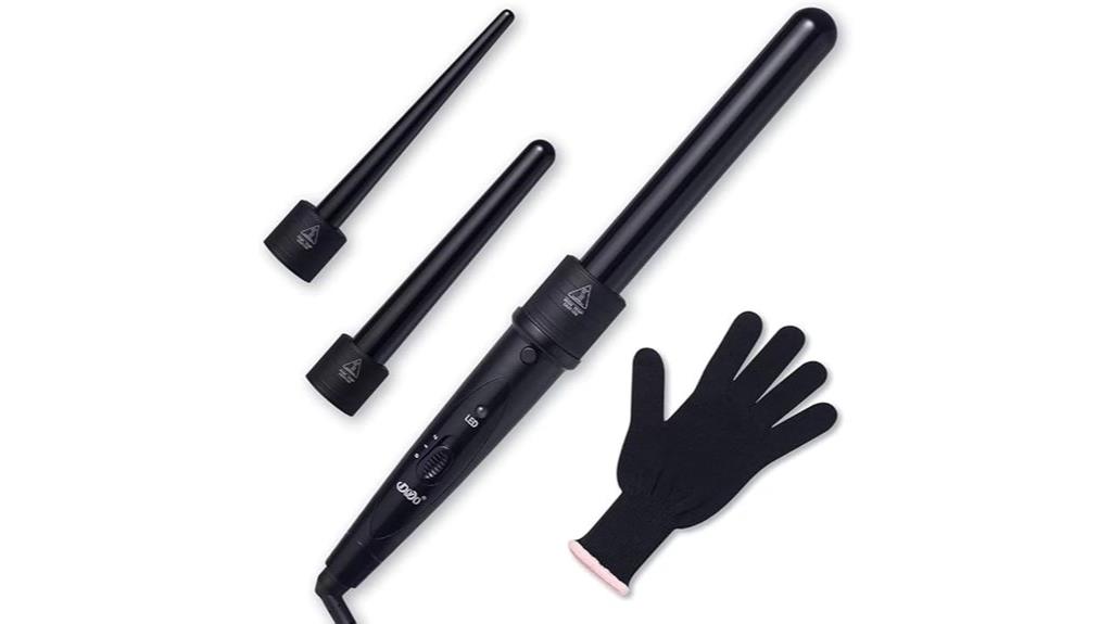 versatile curling wand set