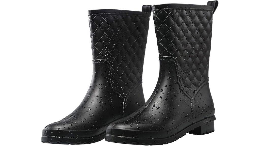 waterproof mid calf garden boots