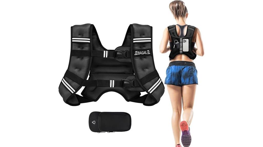 weighted vest with pouch