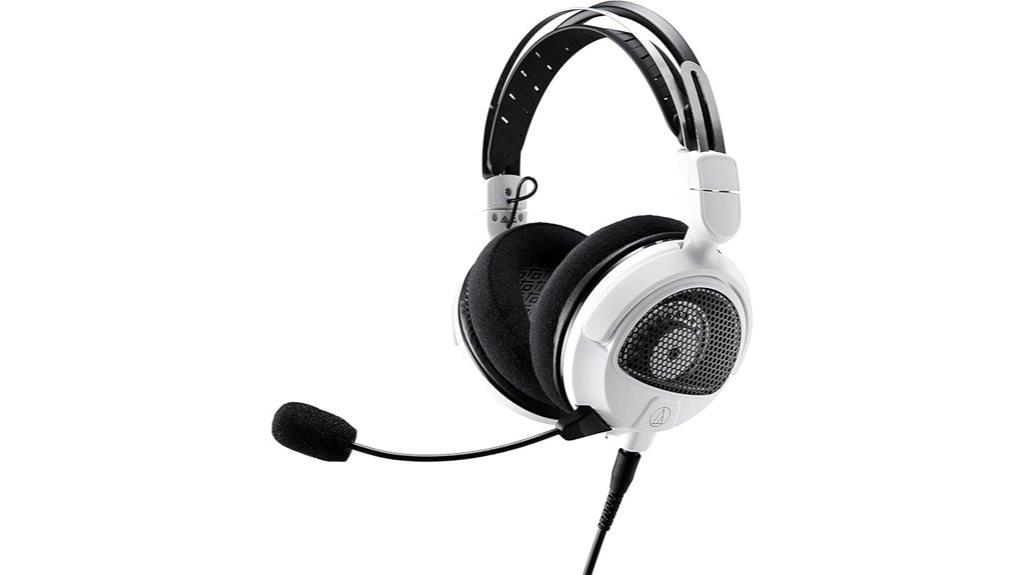 white open back headphones