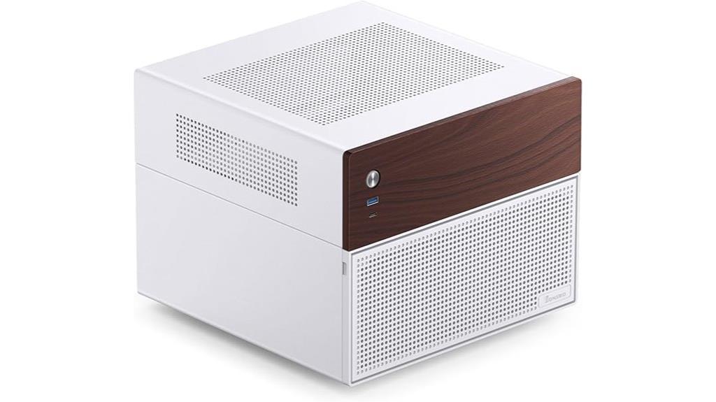 white wood nas case