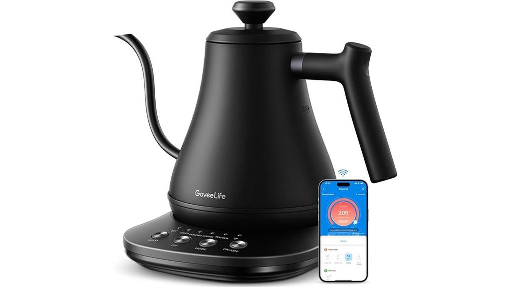 wifi matte black kettle