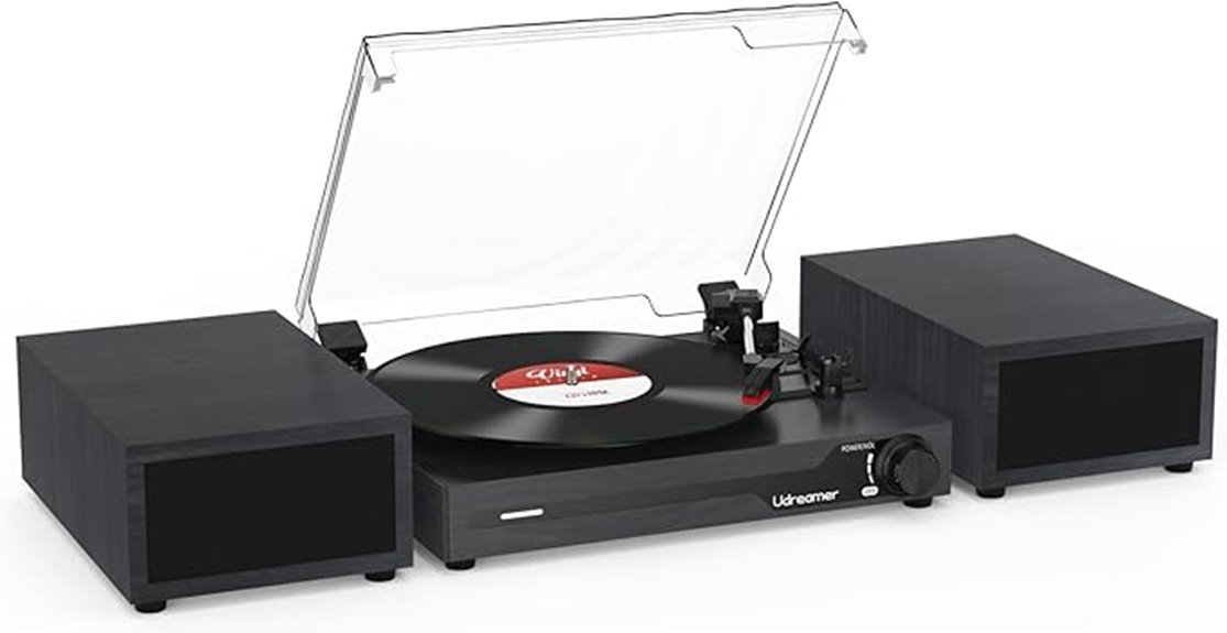 wireless bluetooth turntable system