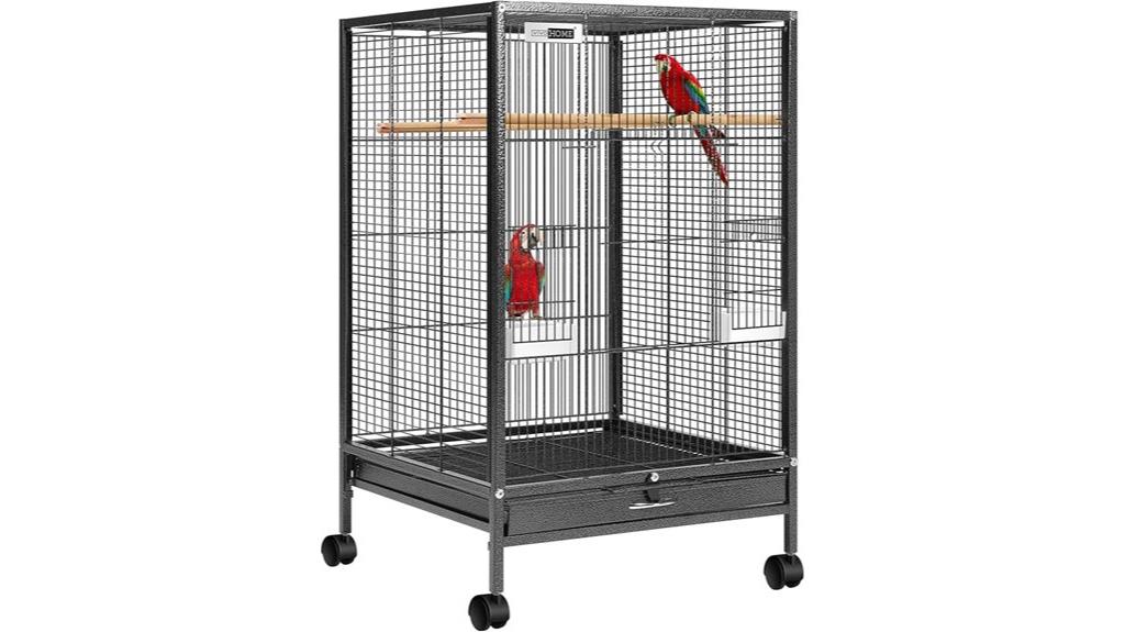 wrought iron bird cage