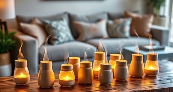 cozy fragrant candle warmers