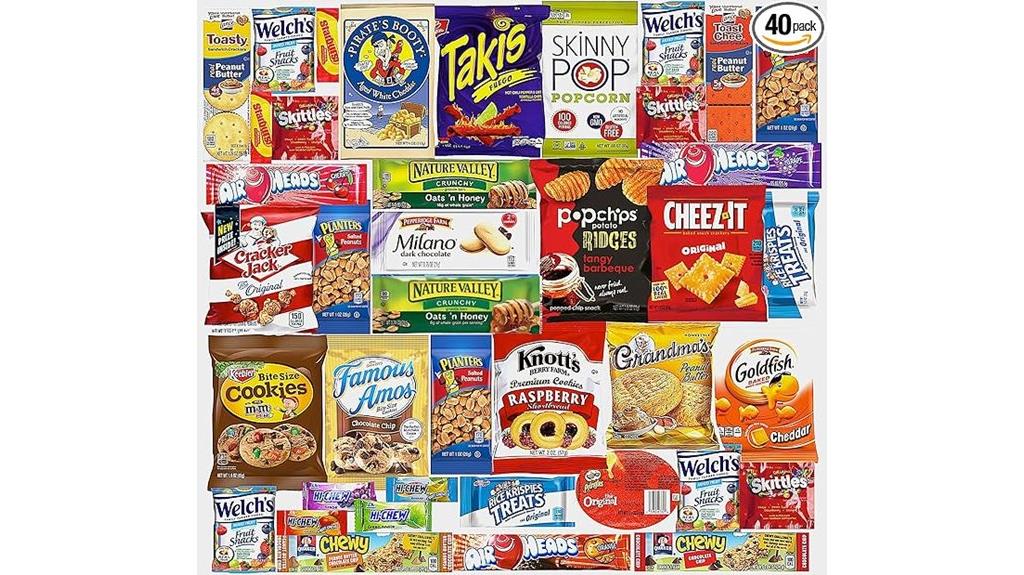 forty snack assortment bundle