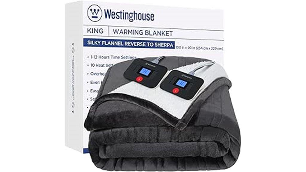 heated blanket with multiple settings