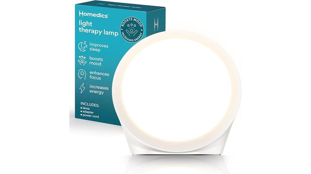 homedics sun lamp 10 000 lux