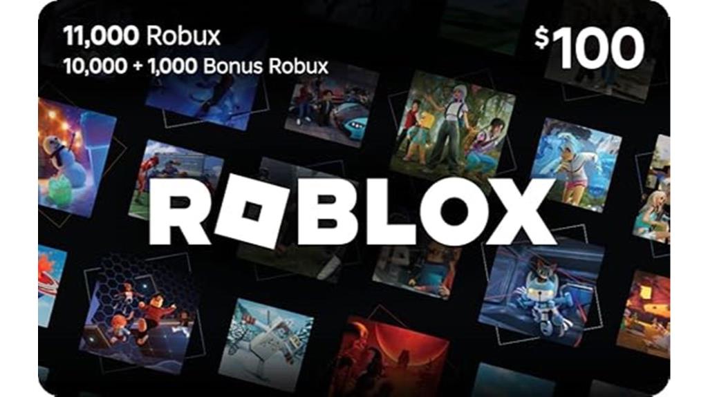 roblox gift card 11000 robux