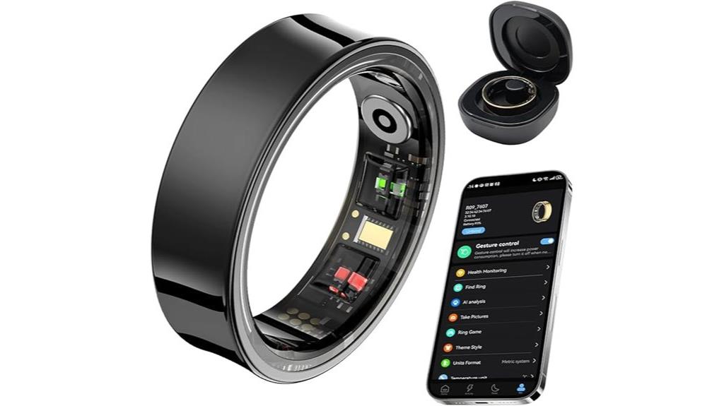 stylish health monitoring ring