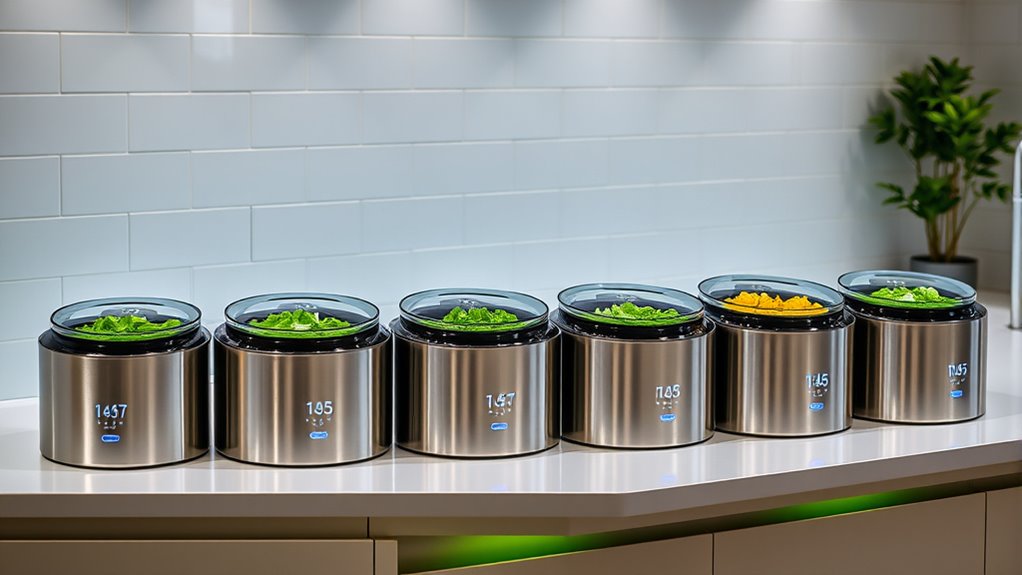 top electric kitchen compost bins