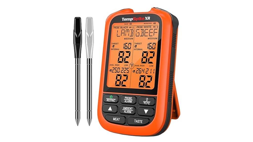 wireless meat thermometer range