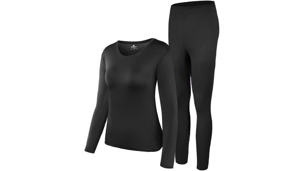 women s fleece lined thermal set