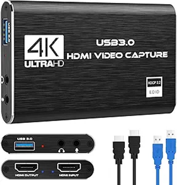 4K HDMI Capture Card for Nintendo Switch & More