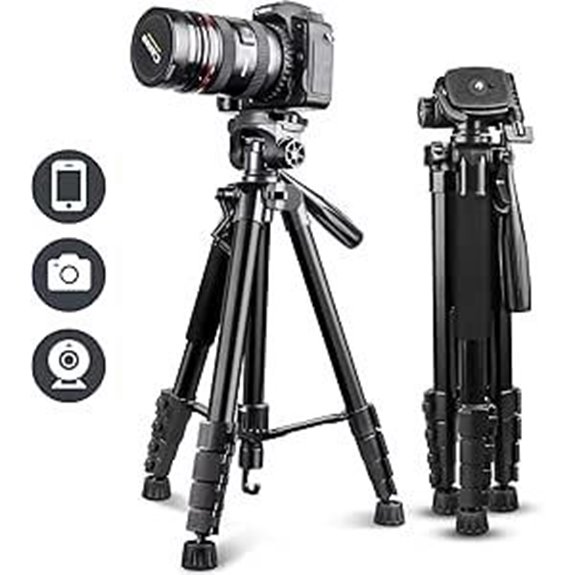 UBeesize 67” Tripod with Remote and Bag