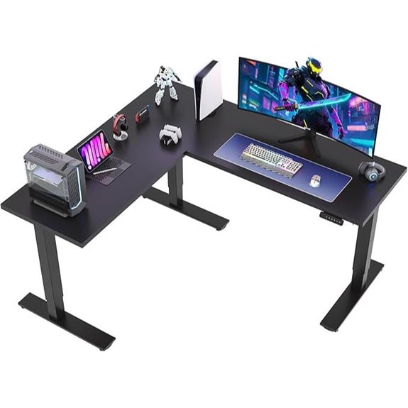 SANODESK L-Shaped Adjustable Standing Desk