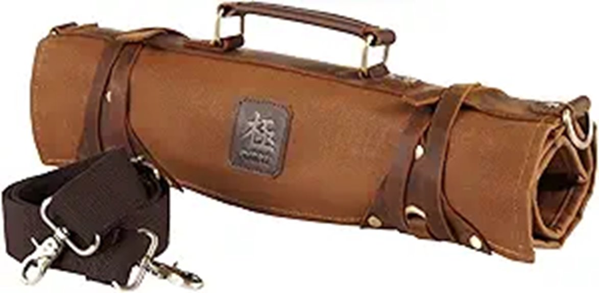 KYOKU Chef Knife Roll Bag with 10 Slots