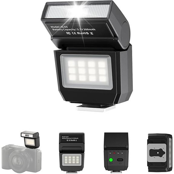 ULANZI SL03 Mini Flash & Video Light for DSLR