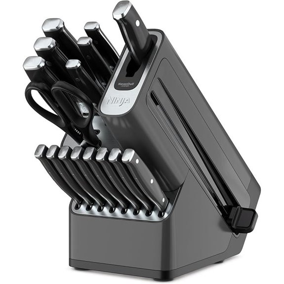 Ninja Foodi 17-Piece Knife Block Set with Sharpener