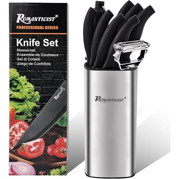 ROMANTICIST 10-Piece High Carbon Stainless Steel Knife Set