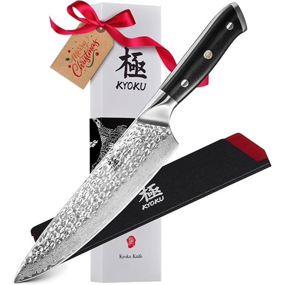 KYOKU 8 Shogun Japanese VG10 Damascus Chef Knife