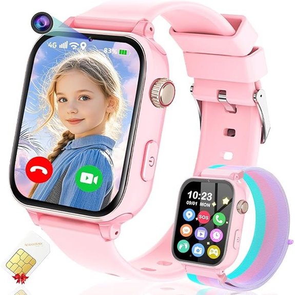 Kids 4G GPS Smartwatch with Calling & SOS