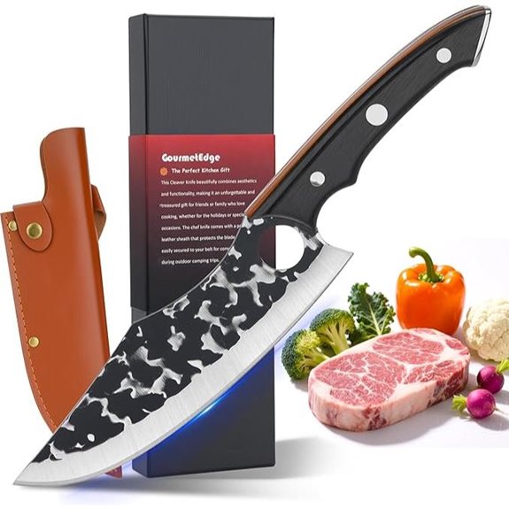 Chef Knife with Sheath for Cooking & Meat Cutting