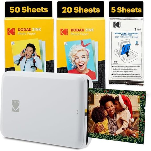 Kodak Step Instant Smartphone Photo Printer Bundle