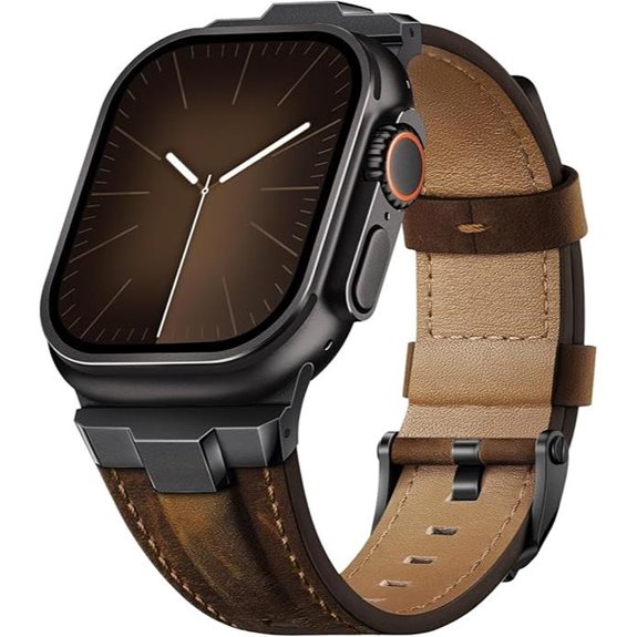 Leather Band for Apple Watch Ultra & Series (49mm-41mm)