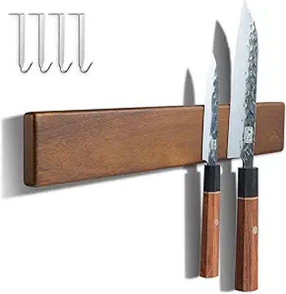 ENOKING 16 Magnetic Wall Knife Holder with Hooks
