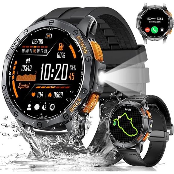 military gps fitness watch