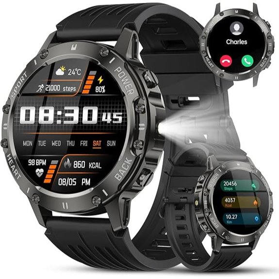 military men s fitness watch