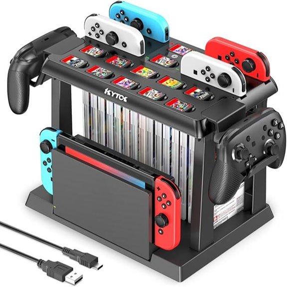 Switch Game Organizer & Charging Dock for Nintendo Switch