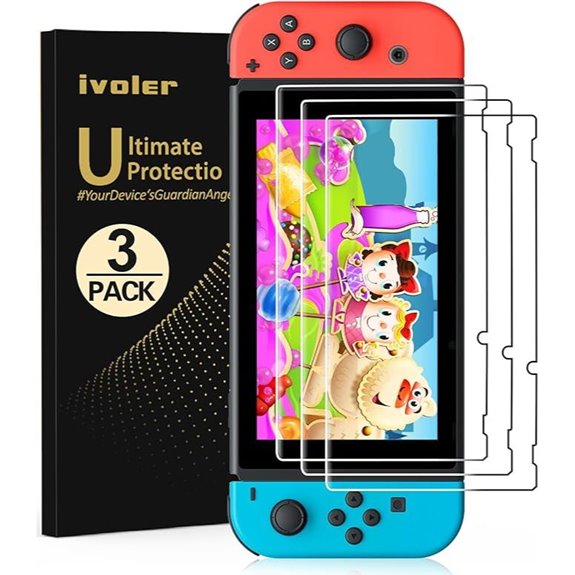 ivoler 3-Pack Screen Protector for Nintendo Switch
