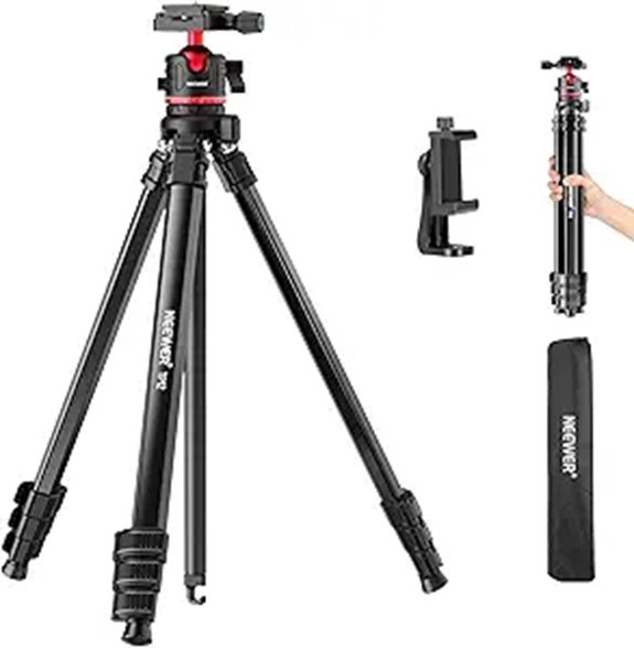 NEEWER Travel Tripod for Camera and Phone
