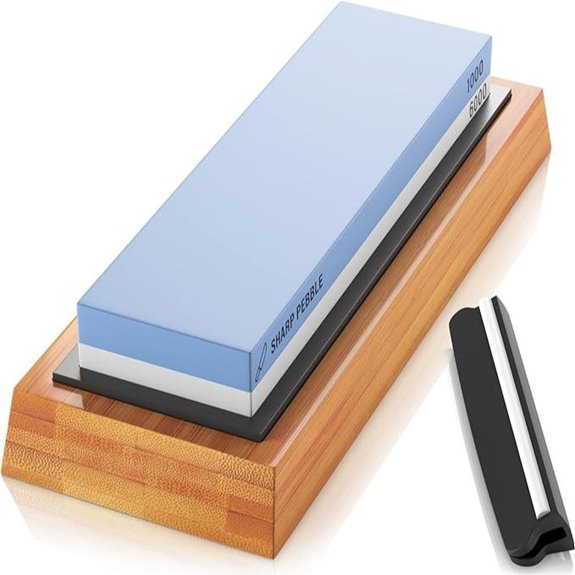 Sharp Pebble Whetstone Knife Sharpening Stone Kit