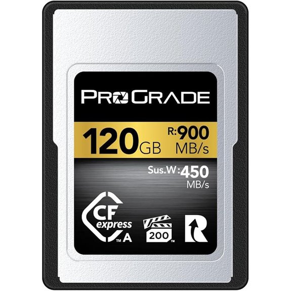 ProGrade Digital CFexpress™ 2.0 Type A Memory Card (120GB) Gold