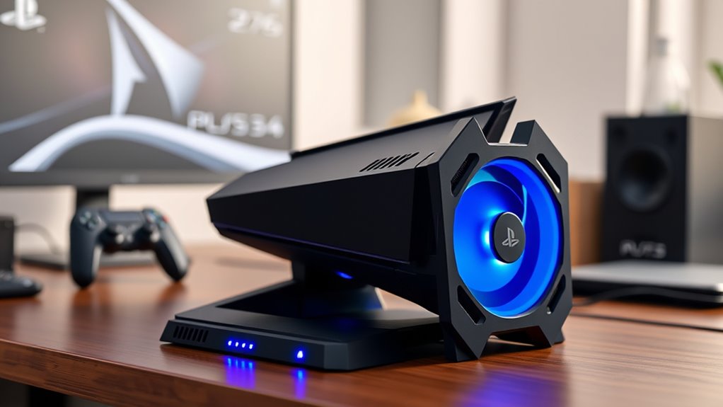 ps5 cooling stand features