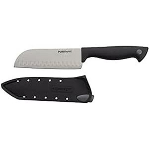 Farberware Edgekeeper Santoku Knife with Self-Sharpening Cover