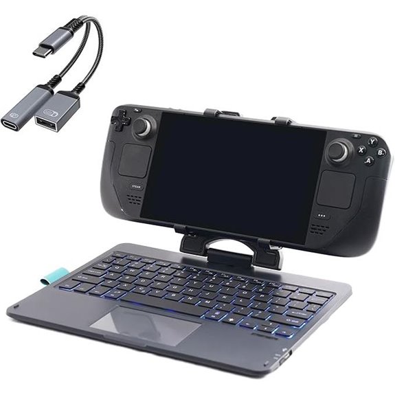 DeckTop Keyboard & Bluetooth Mouse for Steam Deck Gaming
