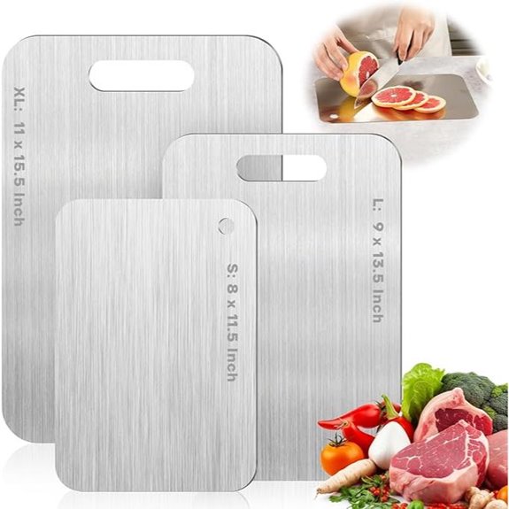 Katuchef Titanium Cutting Board Double-Sided Dishwasher Safe