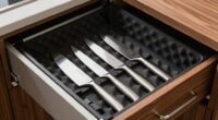top in drawer knife storage