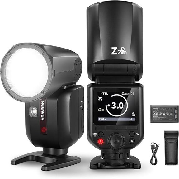 NEEWER Z2PRO-N Wireless TTL Round Head Flash