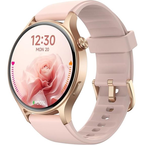 Fitpolo Women's Smartwatch with Heart Rate & Calls