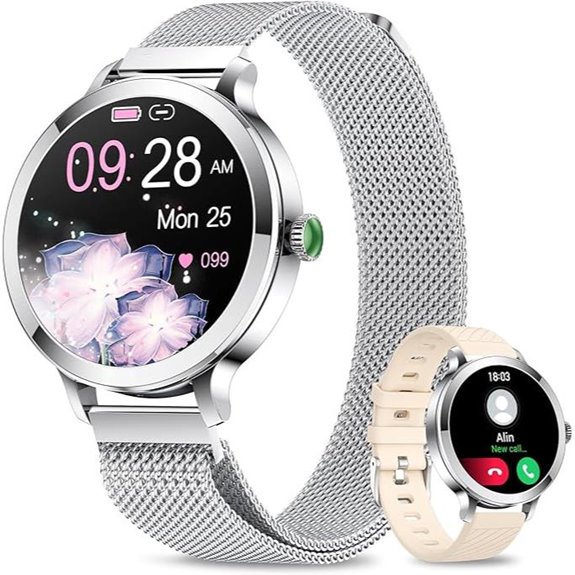 Women’s AMOLED Smartwatch with Heart Rate & Waterproof